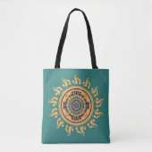 Tote Bag Mandala du Soleil (Devant)