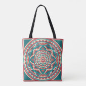 Tote Bag Mandala du sud-ouest moderne (Dos)