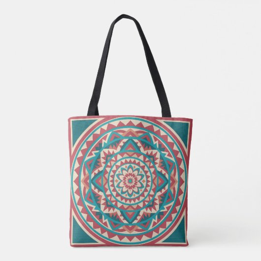 Tote Bag Mandala du sud-ouest moderne (Dos)