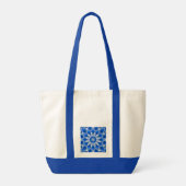 Tote Bag Mandala en bleu (Dos)