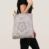 Tote Bag Mandala en laine (De près)