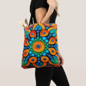 Tote Bag Mandala Ethnique Audacieux (De près)