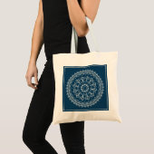 Tote Bag Mandala fait de coquillages (Devant (produit))