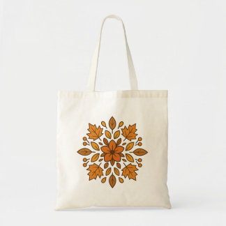 Tote Bag Mandala fleur d'automne