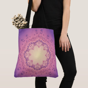 Tote Bag Mandala floral ethnique