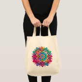 Tote Bag Mandala / Flower Design (Devant (produit))