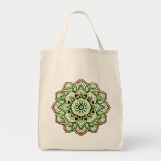Tote Bag Mandala / Flower Design (Devant)