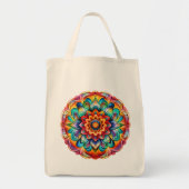 Tote Bag Mandala / Flower Design (Devant)