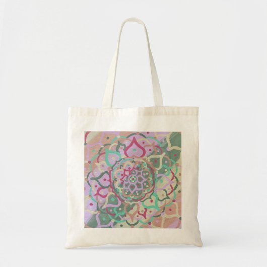 Tote Bag Mandala Fourre-tout Bage (Devant)