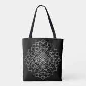 Tote Bag Mandala géométrique #15 (Dos)