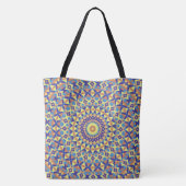 Tote Bag Mandala Géométrique 2 (Dos)