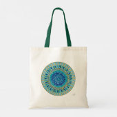 Tote Bag Mandala Harmonia Oceânica (Dos)