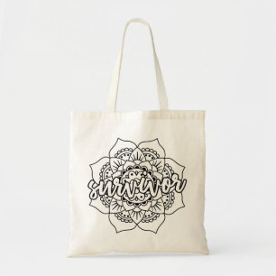 Tote Bag Mandala, la survivante du cancer