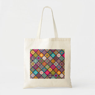Tote Bag Mandala motif marocain coloré
