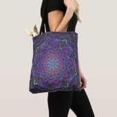 Tote Bag Mandala Mystic Bloom (De près)