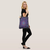 Tote Bag Mandala Mystic Bloom (Sur le modèle)