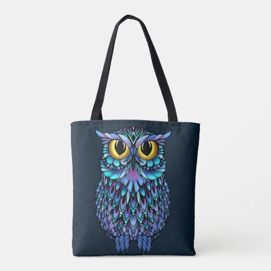 Tote Bag Mandala Owl (Dos)