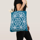 Tote Bag Mandala Tidepool (De près)