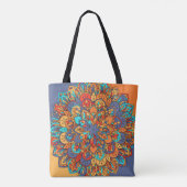 Tote Bag Mandalas de style marocain coloré (Dos)
