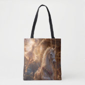 Tote Bag Manège de Pixie et Licornes (Devant)