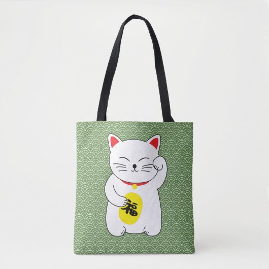 Tote Bag Maneki Neko Chat Lucky (Devant)