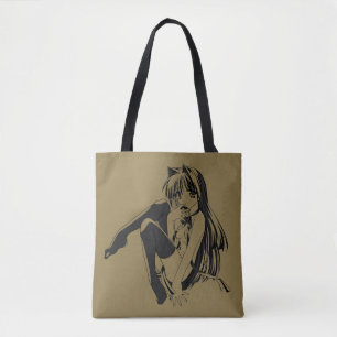 Tote Bag Manga, Neko Catgirl Furry Kawaii Loli