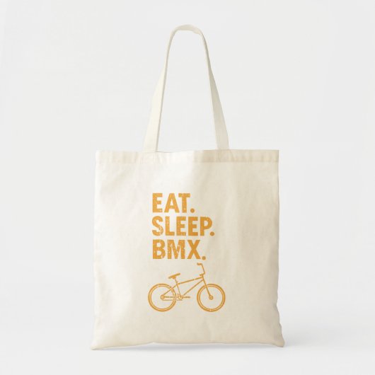 Tote Bag Manger, Dormir, BMX (Devant)