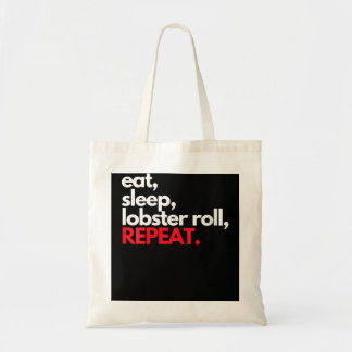 Tote Bag Manger Dormir Lobster Roll Répéter Maine Lobster D