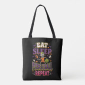 Tote Bag Manger Dormir Pickleball Répéter Pickleball (Dos)