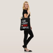 Tote Bag Manger. Dormir. Sushi. Répéter (Sur le modèle)