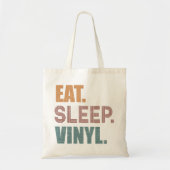 Tote Bag Manger. Dormir. Vinyl. (Devant)