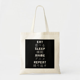 Tote Bag Manger Sleep Anime Répéter Japonais Manga Lover