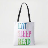 Tote Bag MANGER SOMMEIL LIRE fourre-tout (Devant)