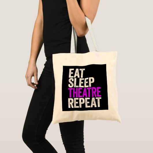 Tote Bag Manger Théâtre du sommeil Répéter (Devant (produit))