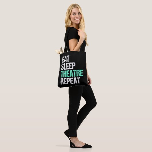 Tote Bag Manger Théâtre du sommeil Répéter (Sur le modèle)