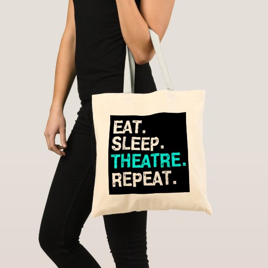 Tote Bag Manger Théâtre du sommeil Répéter (Devant (produit))