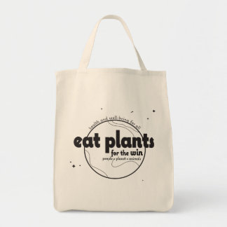 Tote Bag Mangez des Plantes pour gagner - Grocery Fourre-to