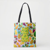 Tote Bag Mangez plus de fruits | yoga alimentaire sain moti (Devant)