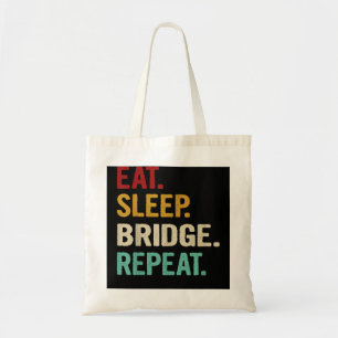 Tote Bag Mangez Pont de sommeil Répéter Funny Pont Lecteur 