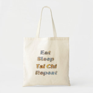 Tote Bag Mangez Sleep Tai Chi Répéter