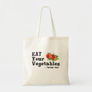 Tote Bag Mangez vos légumes - maman Fourre-tout