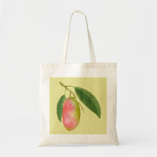Tote Bag mangue peinte et mandarine