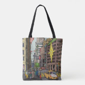 Tote Bag Manhattan Winter New York Illustration de Noël (Dos)