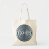 Tote Bag Manhole Covers Queens (Devant)
