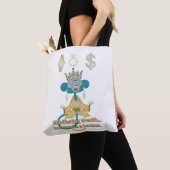 Tote Bag Manifesting Wealth Monkey zen art  (De près)