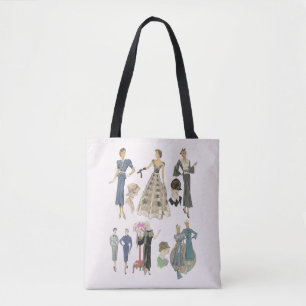 Tote Bag Mannequins de mode des années 1920