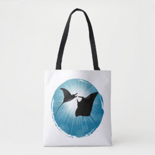 Tote Bag Manta Ray Vie aquatique sous-marine