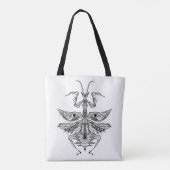 Tote Bag Mante de prière inspirée 2 (Dos)