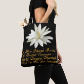 Tote Bag Mantra de Gayatri (De près)