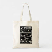 Tote Bag Manuel d'instruction de chien amusant (Dos)
